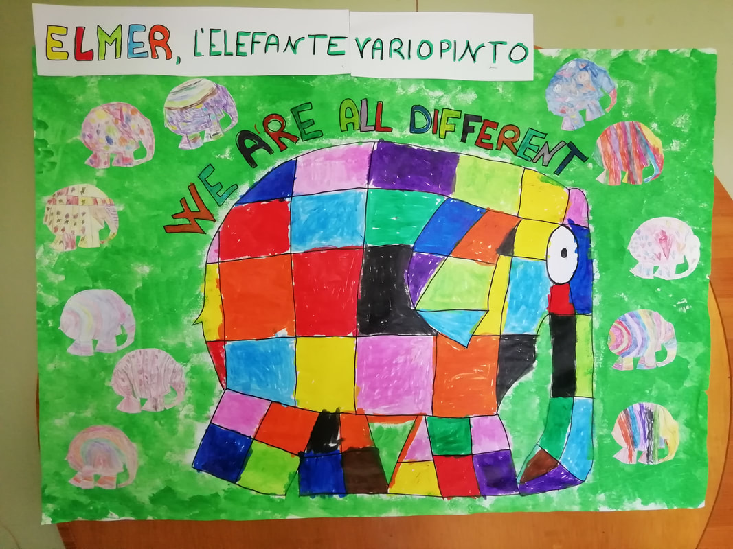 Elmer è un elefante variopinto : è di tutti i colori, ma non color elefante.  Ogni tanto si sente diverso dagli altri e vorrebbe assomigliare al resto  del branco Ma cosa succederebbe